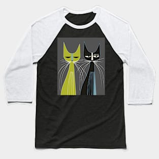 Mid Century Modern CAT Radiant Rugs Baseball T-Shirt